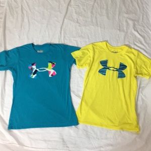 Two Under Armour T-shirts